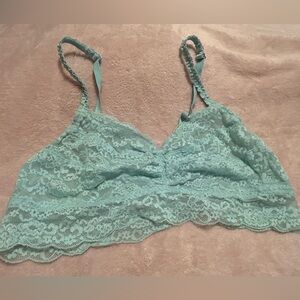 Victoria's Secret Pink Mint Green Lace Bralette
